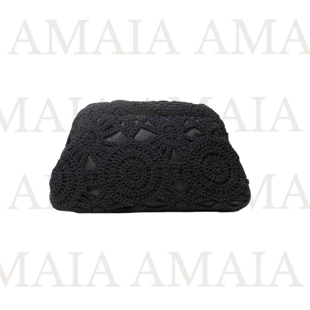 Alora Crochet Hobo Clutch