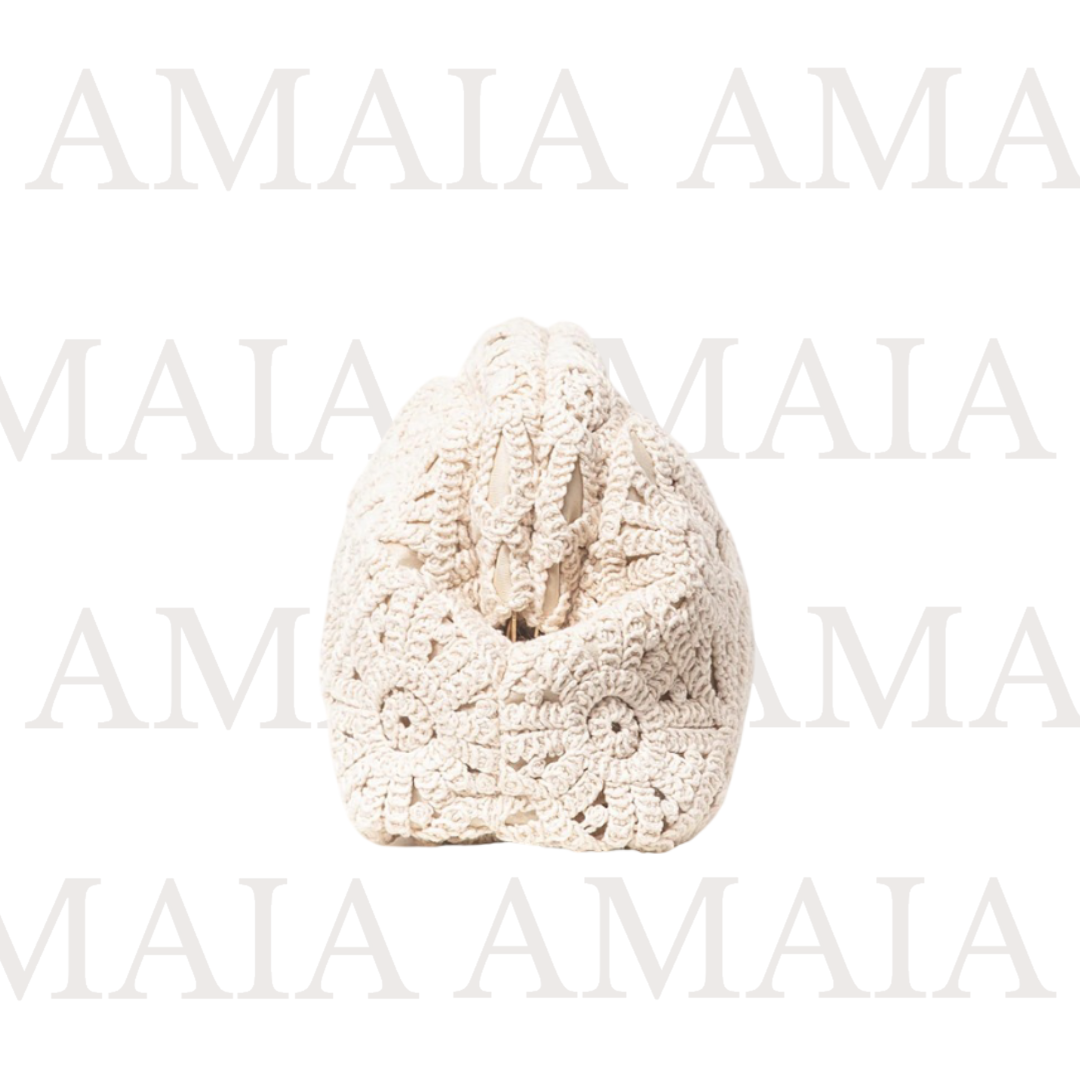 Alora Crochet Hobo Clutch