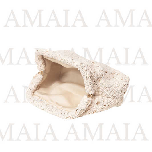 Alora Crochet Hobo Clutch